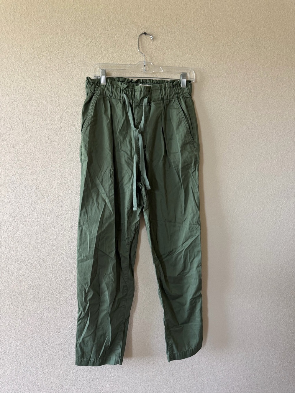LOFT Olive Drawstring Pants